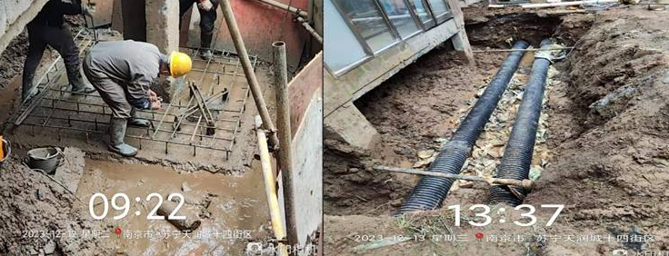 天润城十四街区三期门厅止沉加固