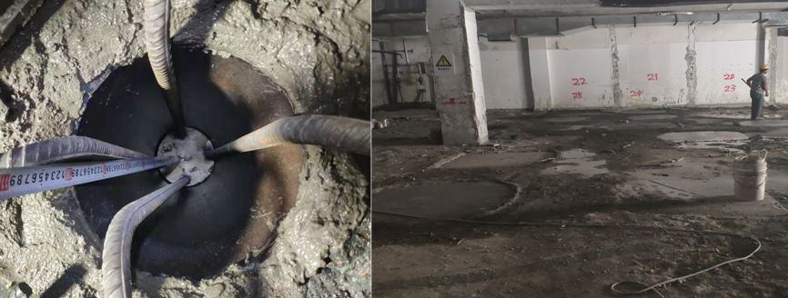 弘阳广场B1馆地下改造桩基及降水
